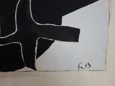 Georges BRAQUE : Liberté, Deux oiseaux - Lithographie originale Signée - c. 1955 2
