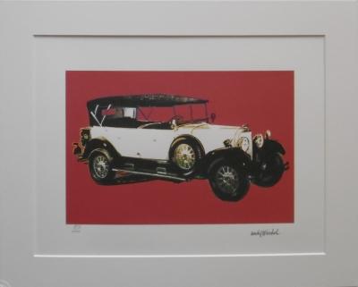 Andy WARHOL (d’après) - MERCEDES BENZ TYPE 400 ROUGE, Lithographie 2