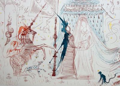 Salvador Dali : Gala mon seul désir - Gravure originale signée, 1965 2