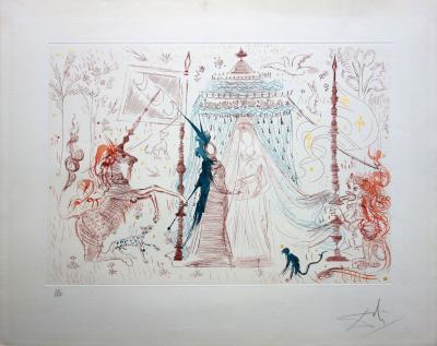Salvador Dali : Gala mon seul désir - Gravure originale signée, 1965 2
