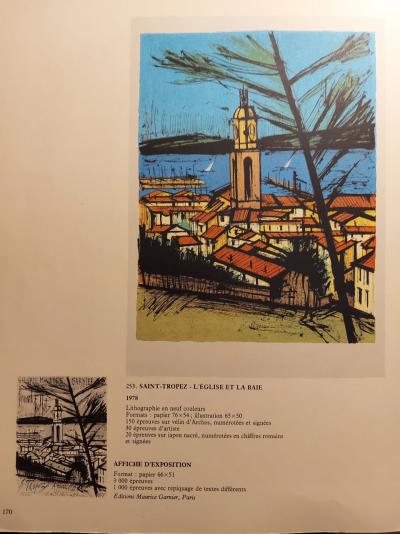 Bernard BUFFET - Saint Tropez, église et la baie, 1978 - Hand Signed Original Lithograph 2
