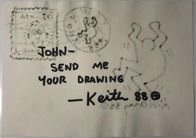 Keith HARING (USA, 1958-1990) - Dessin au feutre 1988 2