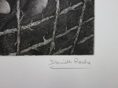 Danielle ROCHE - Nocturne, Gravure originale signée 2