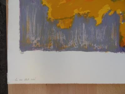 Maurice-Elie SARTHOU : La mer était noire, Lithographie originale signée au crayon 2