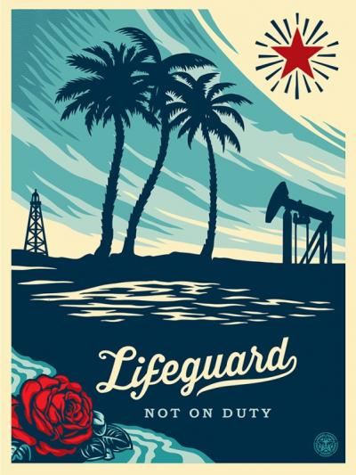 Shepard Fairey Lifeguard Not On Duty - Obey 2