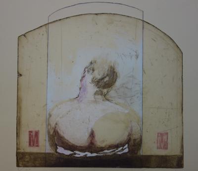Sylviane CANINI - Mémoire, gravure originale signée 2