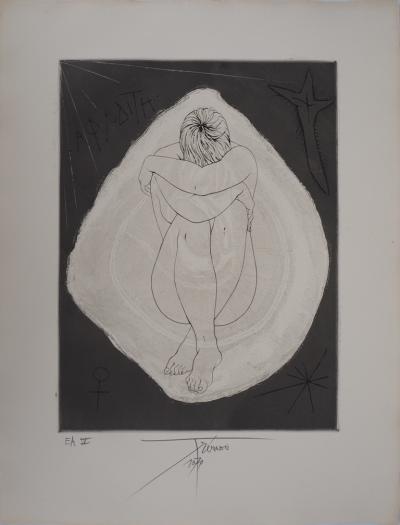 Pierre-Yves TREMOIS - Aphrodite, gravure originale signée 2