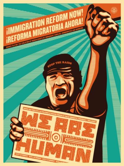 Immigration Reform Now!(We are Human)  - Obey 2