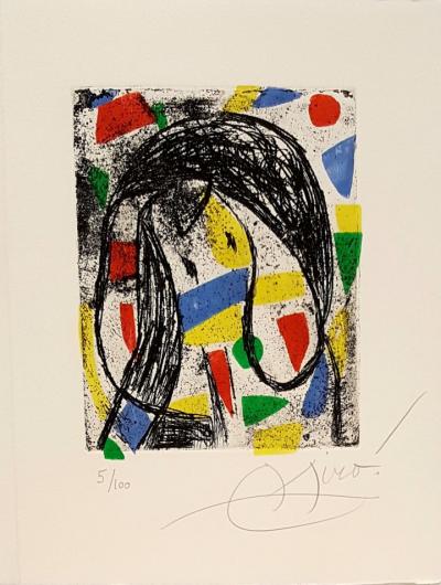 Joan MIRO Composition  Gravure originale, 1982 Signée au crayon par l’artiste 2