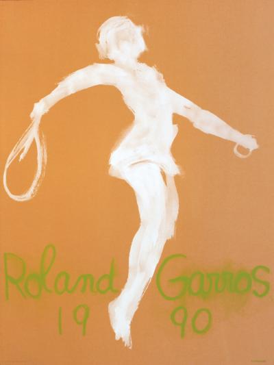 Claude GARACHE - Roland Garros French Open, 1990 - Affiche originale 2