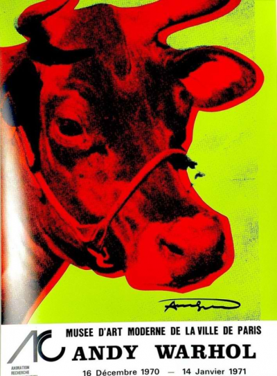 Andy WARHOL - Cow, 1971 - Affiche signée au crayon 2