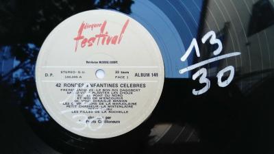 Yvon TAILLANDIER - 33 tours bleu, 2018 - Sérigraphie sur vinyle 2