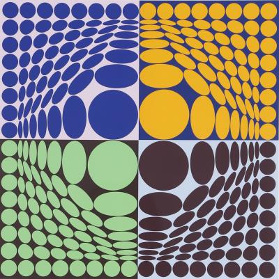 Victor Vasarely - Composition cercle - 1994 2