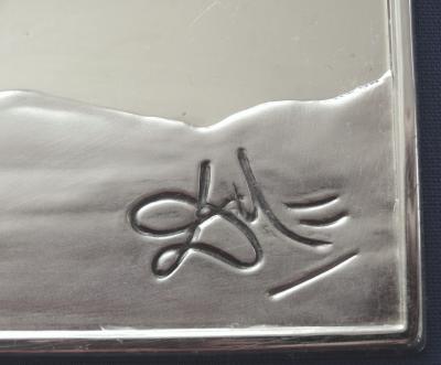 Salvador Dali : Eve Spatiale - Sculpture en argent Signée 2
