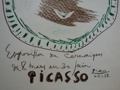 Pablo PICASSO : Céramiques - Lithographie originale signée 2