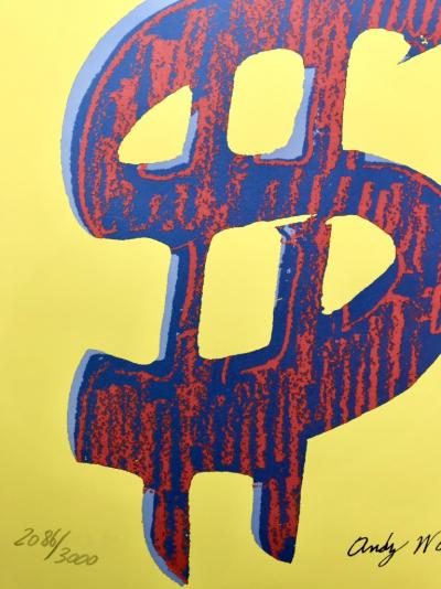 Andy WARHOL (d’après) - Dollar Sign, Lithographie 2