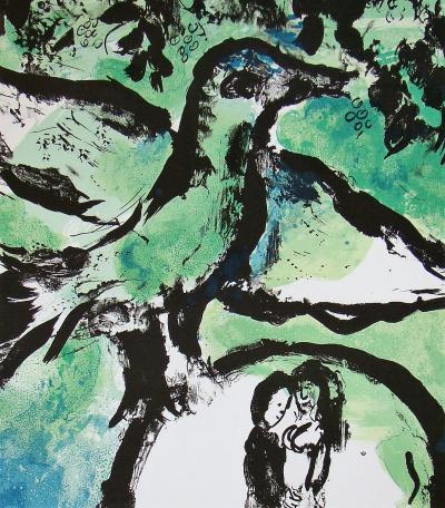 Marc CHAGALL - L’oiseau vert, 1962 - Affiche d’exposition 2