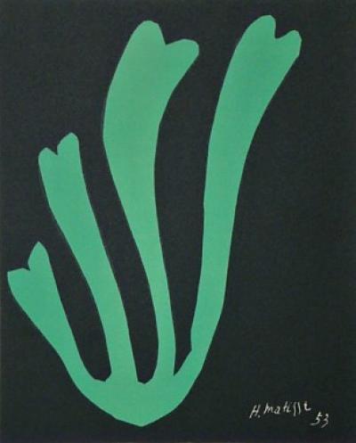 Henri MATISSE (d’après) - Fougères, 1953 - Lithographie signée et datée 2