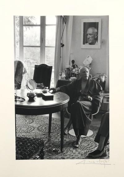 Lucien CLERGUE - Pablo Picasso, lot de cinq photographies signées 2