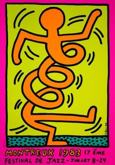 Keith Haring-Montreux Jazz Festival 1983 2