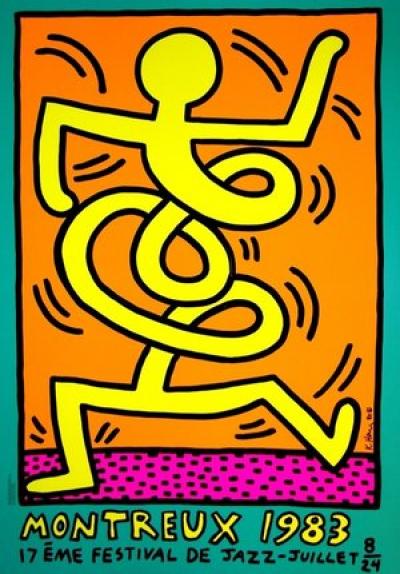 Keith Haring-Montreux Jazz Festival 1983 2