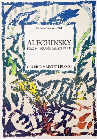 Pierre ALECHINSKY - FIAC 84 - Affiche originale 2
