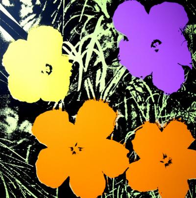 Andy Warhol (after) Sunday B. Morning - Flowers 11.67 Screen print, COA included - Pop Art 2