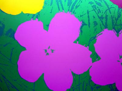 Andy Warhol (after) Sunday B. Morning - Flowers 11.68 Sérigraphie,  certificat inclu 2
