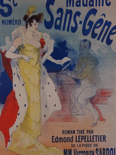Jules CHERET : Madame sans gêne, 1894 - Affiche originale Signée 2