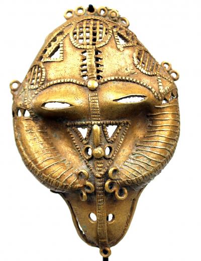 Côte d’Ivoire - Masque en Bronze Baoulé 2