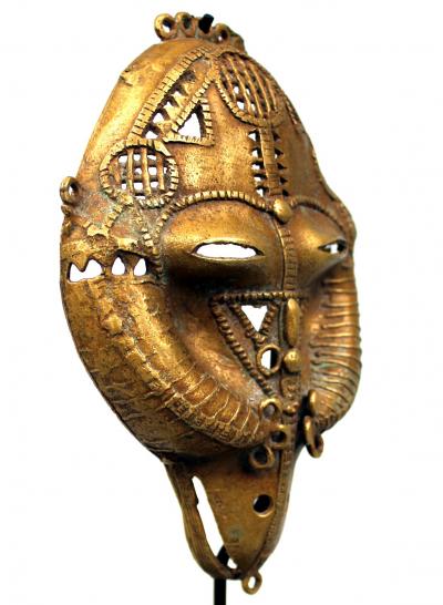 Côte d’Ivoire - Masque en Bronze Baoulé 2
