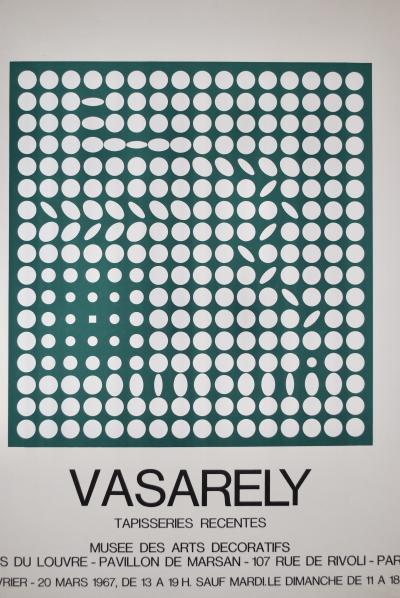 Victor VASARELY - Tapisserie récente, 1967 - Sérigraphie 2