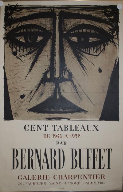 Bernard BUFFET - Cent Tableaux, 1958 - Affiche lithographique 2
