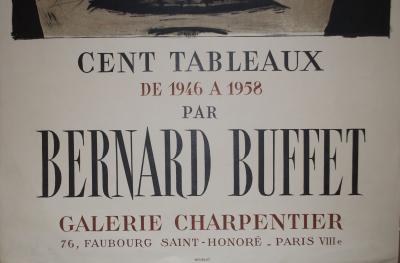 Bernard BUFFET - Cent Tableaux, 1958 - Affiche lithographique 2
