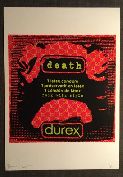 Death NYC - Durex - Signed silkscreen 2
