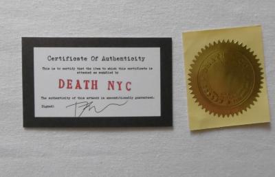 Death NYC - Dali Tatouage, 2016, Sérigraphie signée et numérotée 2
