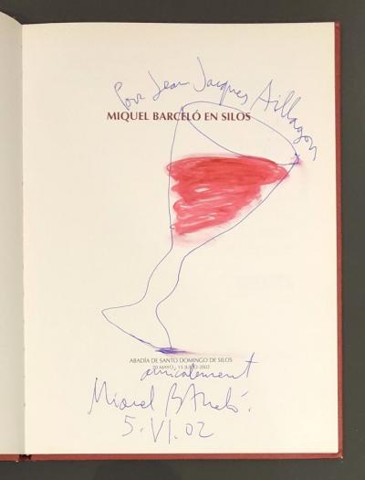 Miquel BARCELO - Dessin signé, daté et dédicacé par l’artiste - 2002 - Unique 2