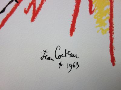 Jean COCTEAU : Toréador triomphant - Lithographie signée, 1965 2