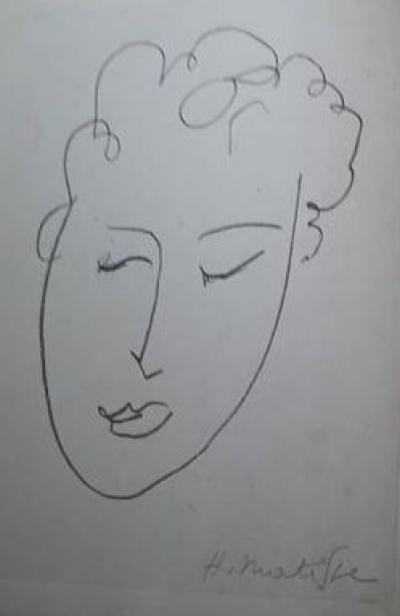 Henri  Matisse lithographie originale signée au crayon, 1948 2