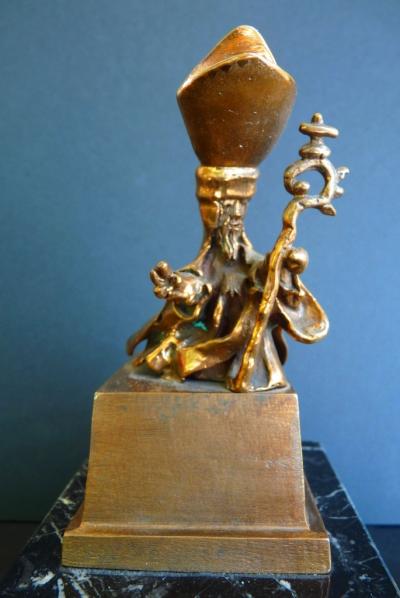 Salvador DALI - Sculpture Bronze Numérotée, Signée Certificat 1974 2