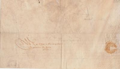 Henri IV - Pièce manuscrite signée 2