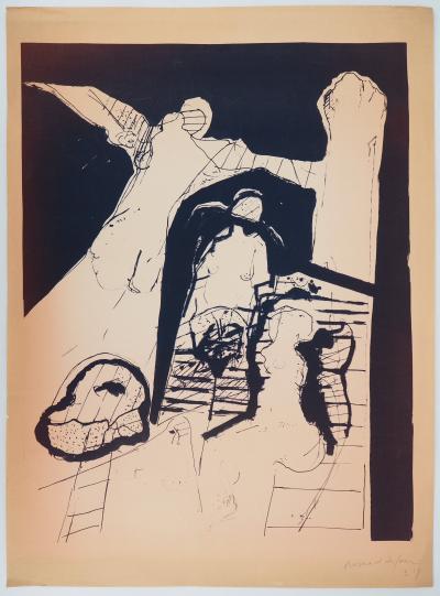 Bernard DUFOUR - Figures féminines, 1969 - Sérigraphie originale signée 2