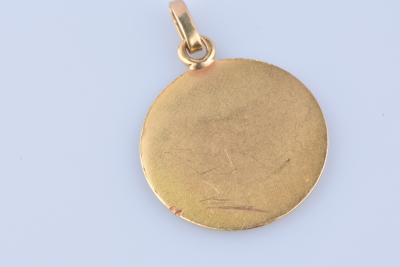 Médaille de la Maison AUGIS en or Jaune 18 ct (750 millièmes) déclaration d’amour 