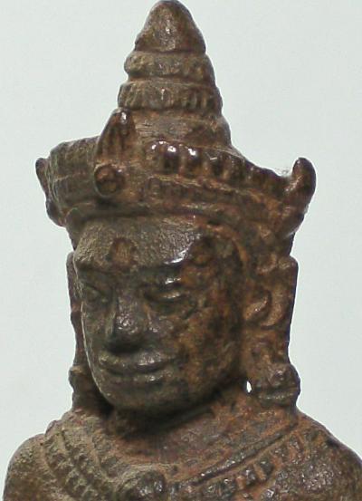 Cambodge, Civilisation Khmer, XII - XIIIe s - Statur de Uma en bronze 2