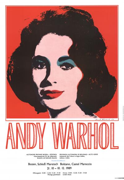 Andy Warhol - Liz Taylor, 1989, lithographie offset 2