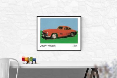 Andy WARHOL (d’après) - 300 Sl Coupe (1954) (Lg), 1989 - Impression offset 2