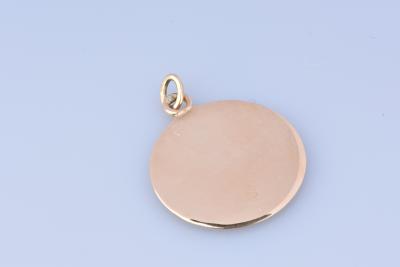 Médaille de la Maison AUGIS en or Jaune 18 carats (750 millièmes) déclaration d’amour 