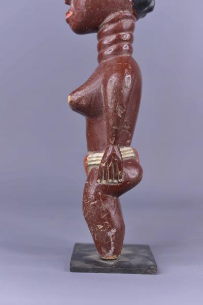 ART ETHNIQUE AFRICAIN :Fétiche / statuette colon baoulé de Côte d’Ivoire 107 2