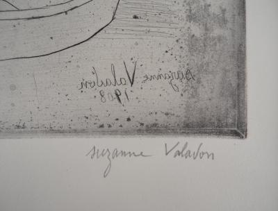 Suzanne VALADON : Marie au tub s’épongeant - Gravure originale signée, 1932 2