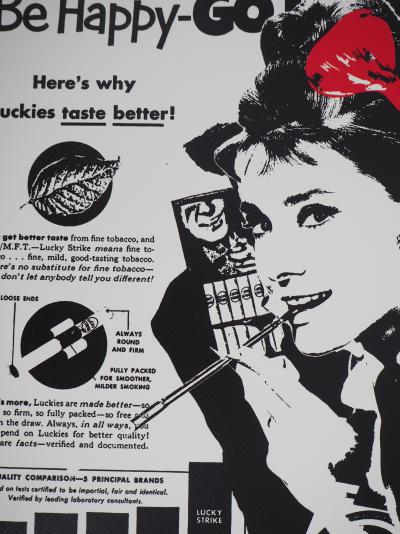 Death NYC - Audrey Hepburn Lucky, 2018 - Sérigraphie signée au crayon 2